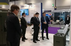 Visit of the Ambassador of Greece in London, H.E. Mr. Ioannis Raptakis, on IDE’s stand